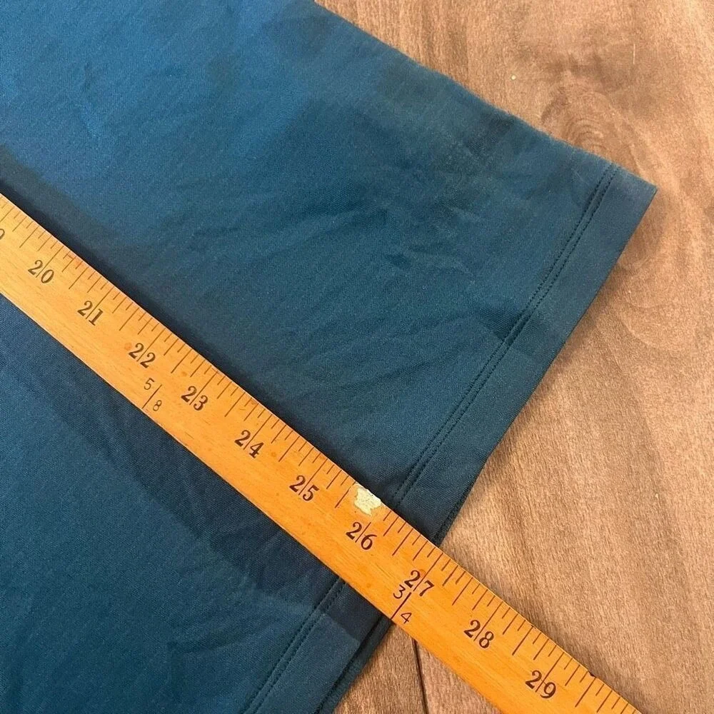 The North Face Mens Blue Teal‎ Short Sleeve Polo Shirt Size Medium Bin L-52